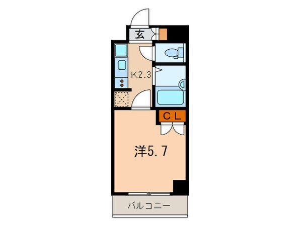 コンフォリア芝浦キャナルの物件間取画像